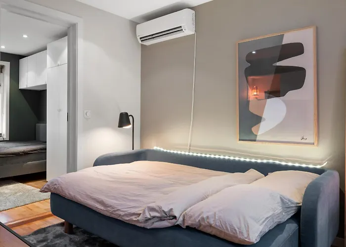 公寓 Modern In 1840-building At Nordnes *