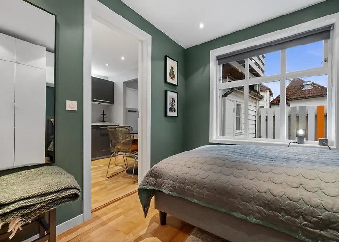 Modern In 1840-building At Nordnes 公寓 卑爾根